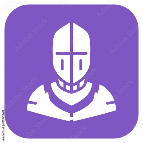 Knight icon vector image. Can be used for Fairytale.