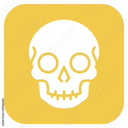 Skull icon vector image. Can be used for Fairytale.
