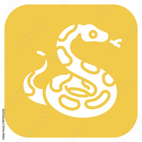 Pythons icon vector image. Can be used for Rainforest.