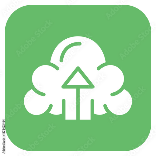 Greenhouse Gas icon vector image. Can be used for Global Warming.