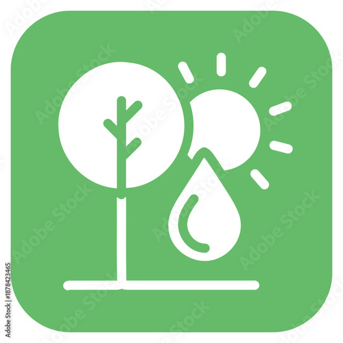 Natural Resources icon vector image. Can be used for Global Warming.
