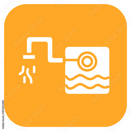 Sewage Treatment icon vector image. Can be used for Global Warming.