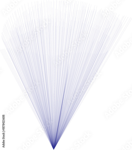 Cool-toned abstract light rays forming triangular geometry, minimal style, clean background, futuristic digital art, soft gradients, and modern visual concept.