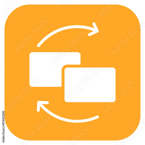 Redundancy icon vector image. Can be used for Crisis Mangement.