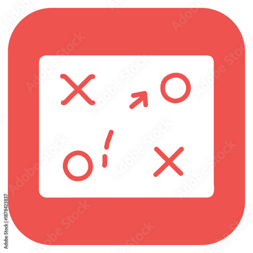 Strategic Planning icon vector image. Can be used for Crisis Mangement.
