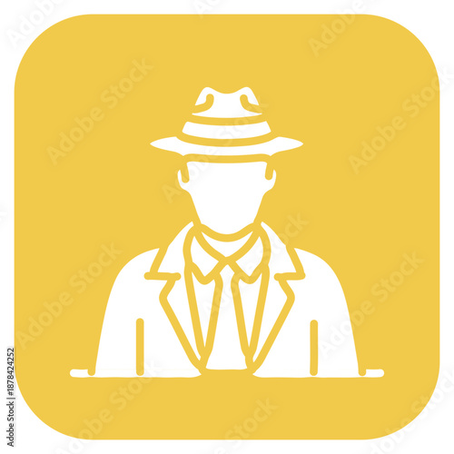 Arson Investigator icon vector image. Can be used for Public Services.