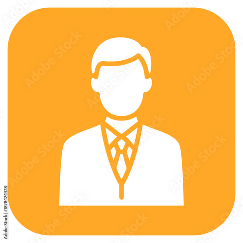 Public Information Officer icon vector image. Can be used for Public Services.