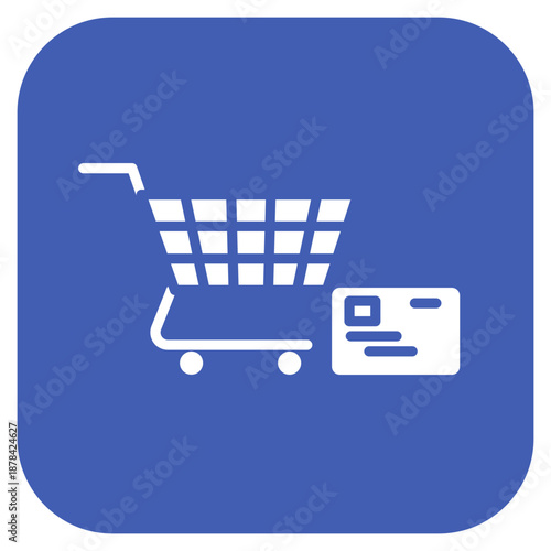 Online Shopping Addiction icon vector image. Can be used for Addiction.