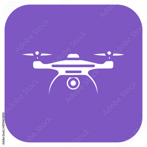 Surveillance Drone icon vector image. Can be used for Cyberpunk.