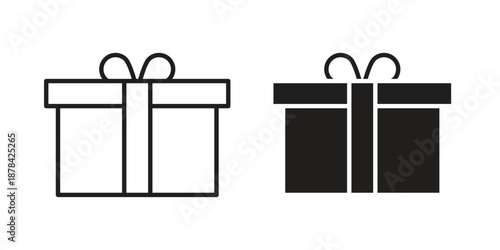 Gift icons collection vector design illustration isolated. EPS10