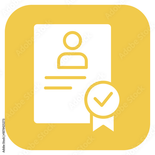 Photos Accreditation icon vector image