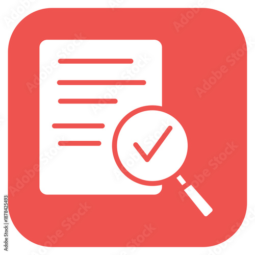 Due Diligence icon vector image. Can be used for Compliance And Regulation.