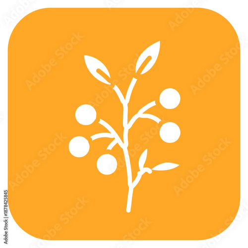 Berry Bush icon vector image. Can be used for Agriculture.