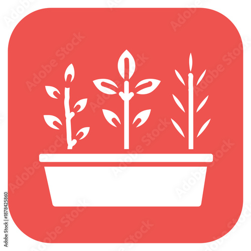 Herb Garden icon vector image. Can be used for Agriculture.