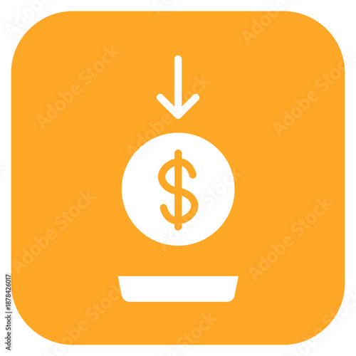 Monetization icon vector image. Can be used for Video Blog.