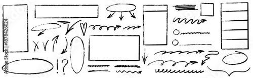 Hand drawn underline created with pen strokes for clear highlight and visual emphasis. A simple arrow guides focus, while the underline and arrow feel natural like a pen note highlight.