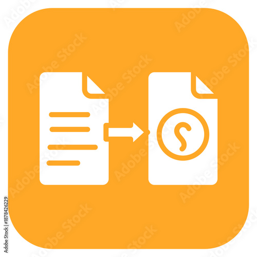 File Conversion icon vector image. Can be used for Documents And Files.