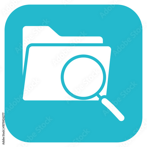 File Search icon vector image. Can be used for Documents And Files.