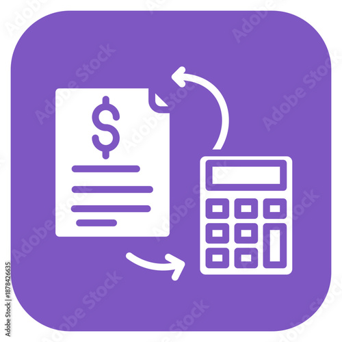 Debt Management Plan icon vector image. Can be used for Credit And Loan.
