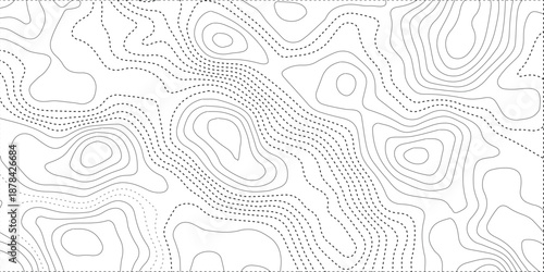 Topography background. Vector banner. Topography map background. Vector geographic contour map. Background of the topographic map. Topographic map lines, contour background.