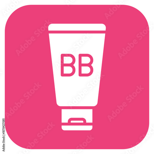 BB Cream icon vector image. Can be used for Cosmetology.