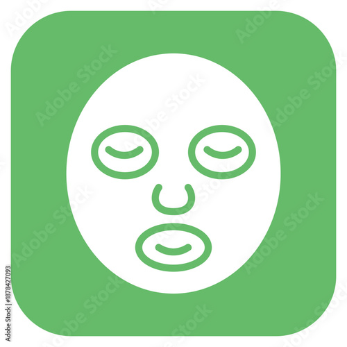 Beauty Mask icon vector image. Can be used for Cosmetology.
