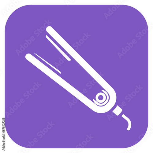 Hair Straightener icon vector image. Can be used for Cosmetology.
