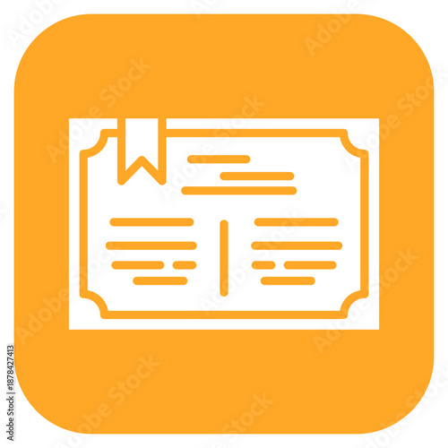 Slika na platnu Birth Certificate icon vector image. Can be used for Maternity.