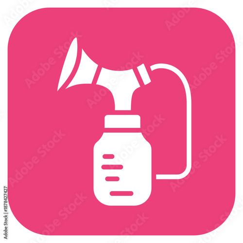 Breast Pump icon vector image. Can be used for Maternity.