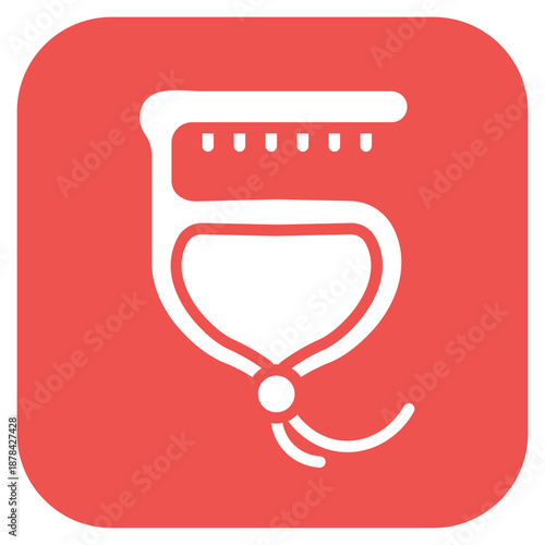 Cord Clamp icon vector image. Can be used for Maternity.