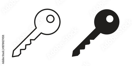 key icons collection vector design illustration isolated. EPS10