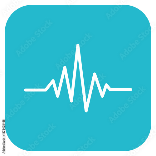 Earthquake icon vector image. Can be used for Geography.