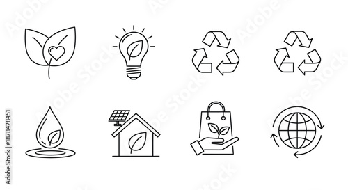 Sustainability icons