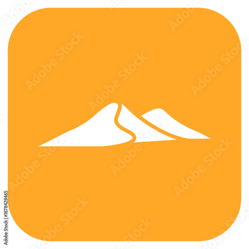 Dune icon vector image. Can be used for Geography.