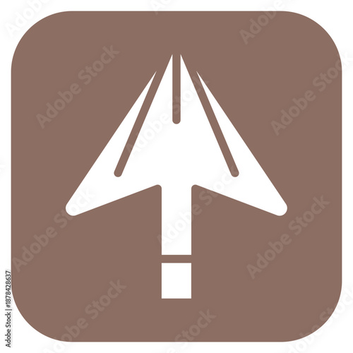 Arrowhead icon vector image. Can be used for Archeology.