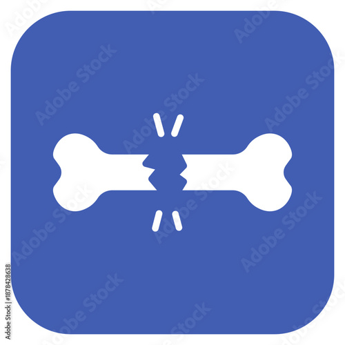 Bone Fragment icon vector image. Can be used for Archeology.