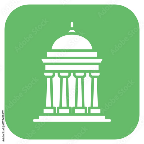 Historic Monument icon vector image. Can be used for Archeology.