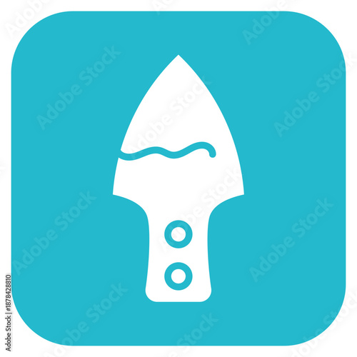 Iron Artifact icon vector image. Can be used for Archeology.