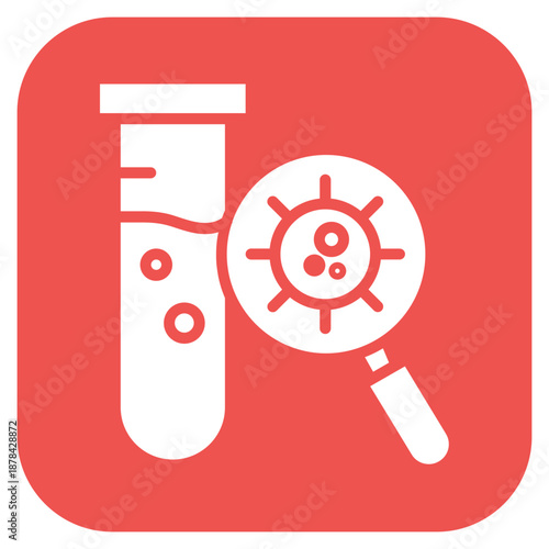 Lab Analysis icon vector image. Can be used for Archeology.