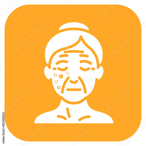 Aging Spots icon vector image. Can be used for Dermatology.