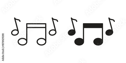 Music icons collection vector design illustration isolated. EPS10