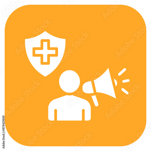 Health Campaign icon vector image. Can be used for Tuberculosis.