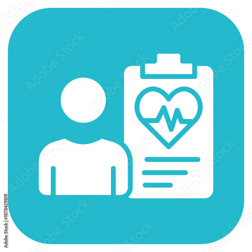Health Checkup icon vector image. Can be used for Tuberculosis.
