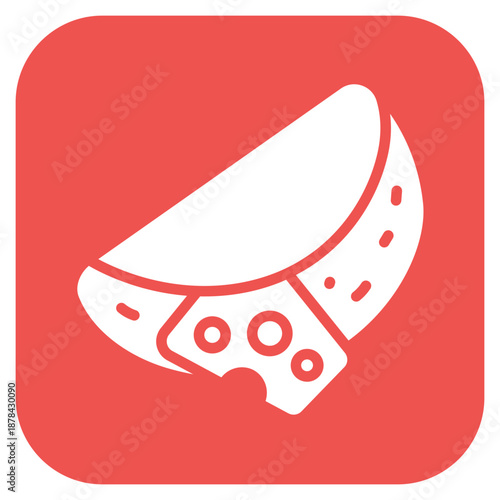Cheese Omelette icon vector image. Can be used for Brunch.