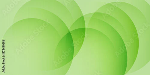 Green Circle shape and form. Overlap circle vector pattern. Polka dots pattern. Abstract vector. Simplicity. Backdrop. Gift wrap. Postcard.Graphic design. Multicolour. Fabric.Pastel. eps10