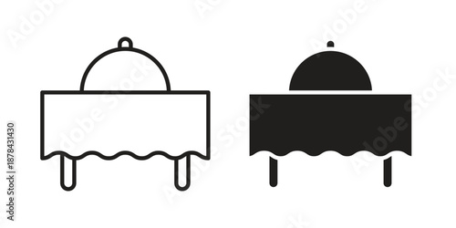 Room service icons collection vector design illustration isolated. EPS10