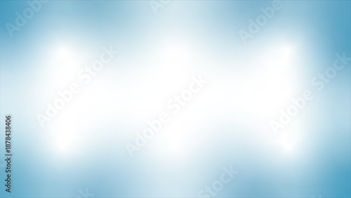Soft blue and white abstract grainy textured color background with blurred light effects