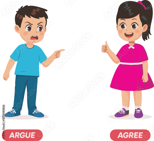 while one is arguing another one is agreeing