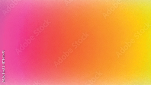 Grainy textured color background with vibrant pink and warm orange hues