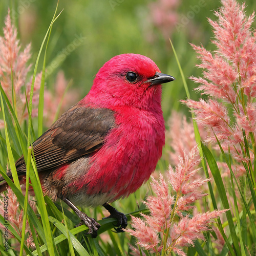 red cardinal on a branch